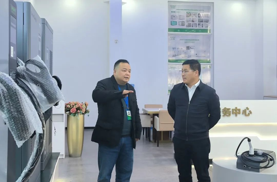 【Leadership Care】Gu Ronghua, a member of the Party Committee and Secretary of the Party Group of the Standing Committee of the People's Congress of Zigong City, visited Wolun Electric for research and guidance.